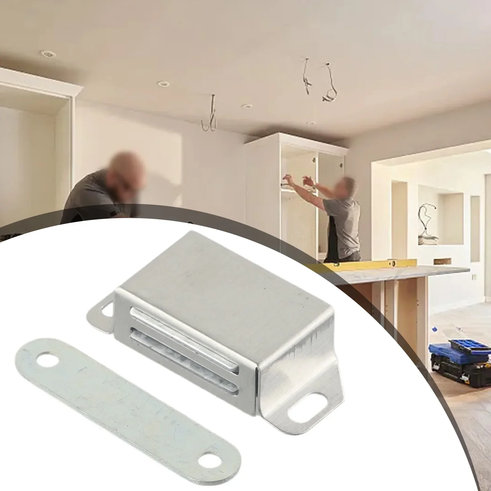 Home Tool Cabinet Catch Partical To Use For Heavy Door For Small Tool Holder High Quality Silver Color Strength 20 Lbs
Home Tool Cabinet Catch Partical To Use For Heavy Door For Small Tool Holder High Quality Silver Color Strength 20 Lbs
