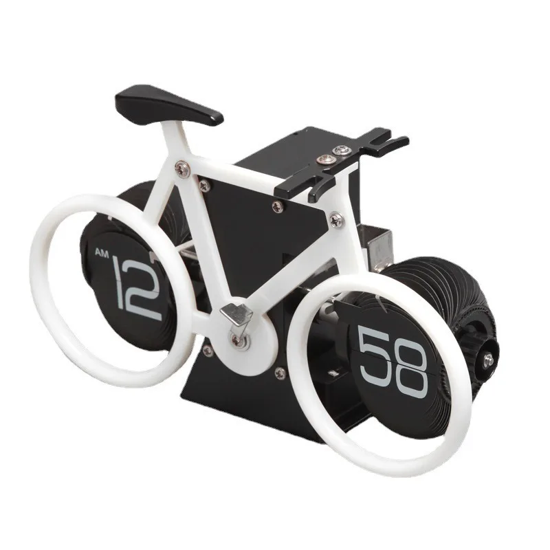 Bicycle Shaped Retro Flip Clock European Desktop Ornament Creative Home Table Art Decor for Indoor Space
Bicycle Shaped Retro Flip Clock European Desktop Ornament Creative Home Table Art Decor for Indoor Space
