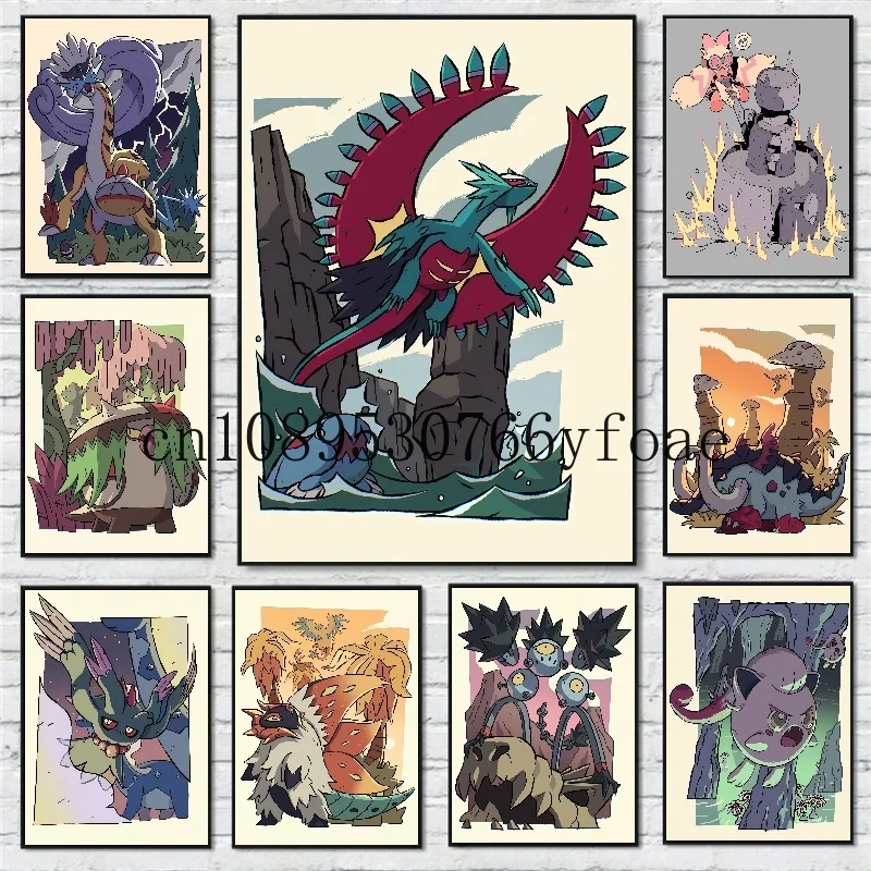 Japanese Pokemon Canvas Wall Art Modern Home Friends Gifts Hanging Classic Cartoon Character Picture Modular Prints Comics
Japanese Pokemon Canvas Wall Art Modern Home Friends Gifts Hanging Classic Cartoon Character Picture Modular Prints Comics