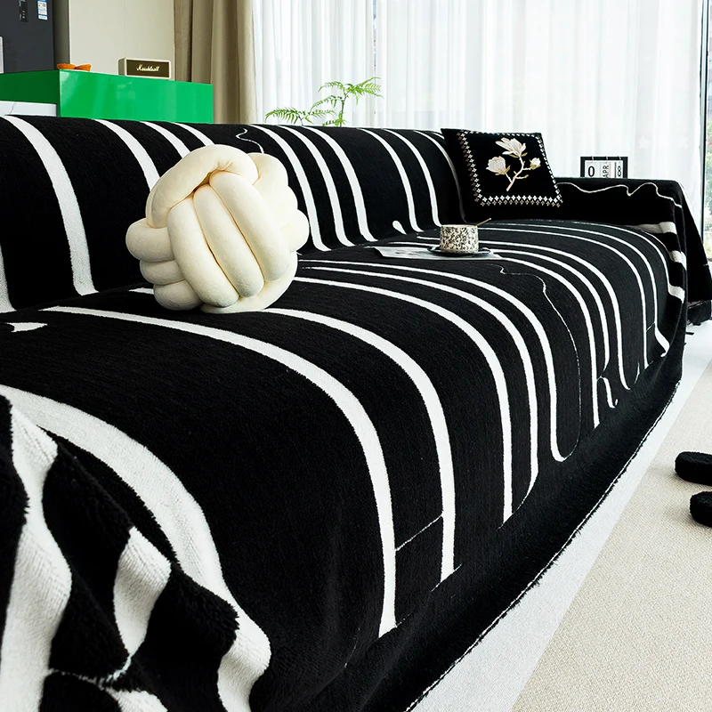2025 Spring Chenille Camping Picnic Sofa Cover housses de canapé Funda Sofa Black White Sofa Covers Mats Throw Blankets
2025 Spring Chenille Camping Picnic Sofa Cover housses de canapé Funda Sofa Black White Sofa Covers Mats Throw Blankets
