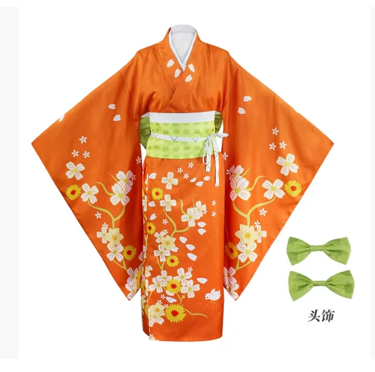 Anime Danganronpa 2 Hiyoko Saionji Cosplay Costume Kimono Adult Women Orange Dress girl gift
Anime Danganronpa 2 Hiyoko Saionji Cosplay Costume Kimono Adult Women Orange Dress girl gift