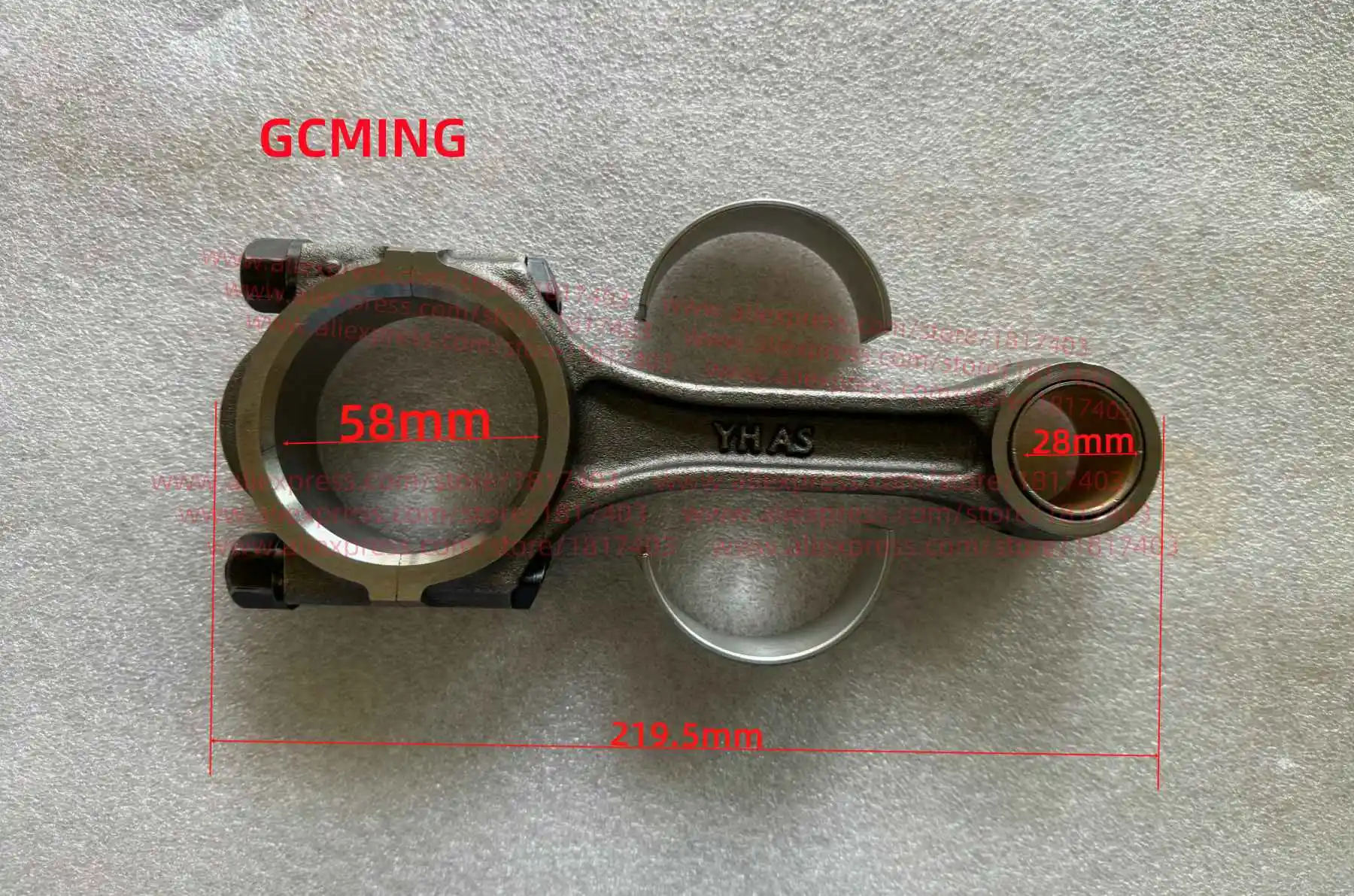 Jiangdong JDM390T3 / JDM490T3 Connecting rod assembly + Connecting rod bearing shell, JDM390 / JDM490
Jiangdong JDM390T3 / JDM490T3 Connecting rod assembly + Connecting rod bearing shell, JDM390 / JDM490