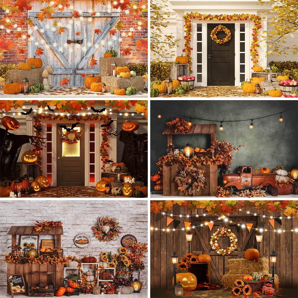 Autumn Maple Leaves Photography Backdrops Photocall Farm Haystack Decoration Kids Portrait Background Photo Studio Fall Pumpkins
Autumn Maple Leaves Photography Backdrops Photocall Farm Haystack Decoration Kids Portrait Background Photo Studio Fall Pumpkins