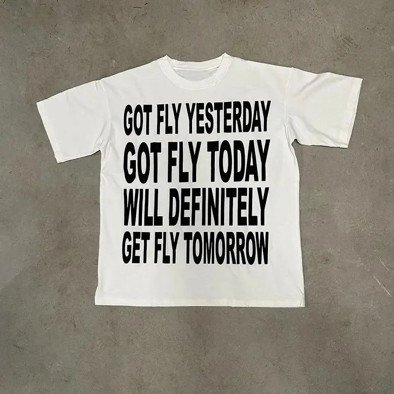 Got Fly Slogan T-shirt Men Women Hip Hop Streetwear Quote Tee Casual Cotton Loose Fit Short Sleeve Top Unisex Gift
Got Fly Slogan T-shirt Men Women Hip Hop Streetwear Quote Tee Casual Cotton Loose Fit Short Sleeve Top Unisex Gift