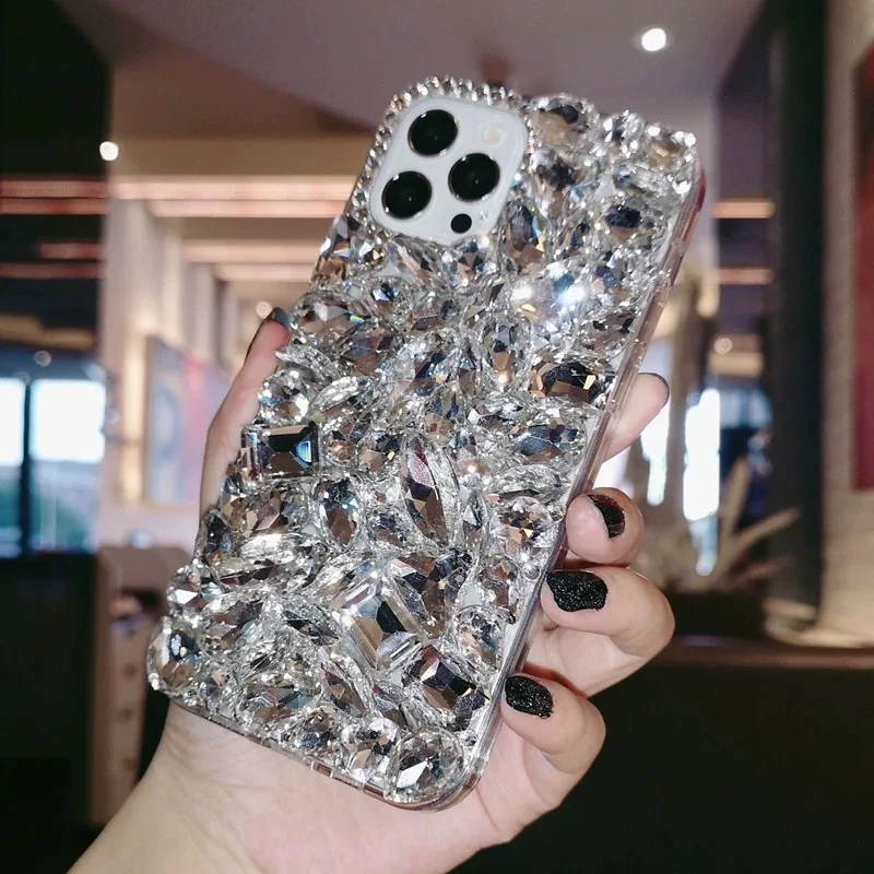 Suitable for iPhone mobile phones, high-end luxury rhinestone protective cover all-inclusive anti-fall
Suitable for iPhone mobile phones, high-end luxury rhinestone protective cover all-inclusive anti-fall