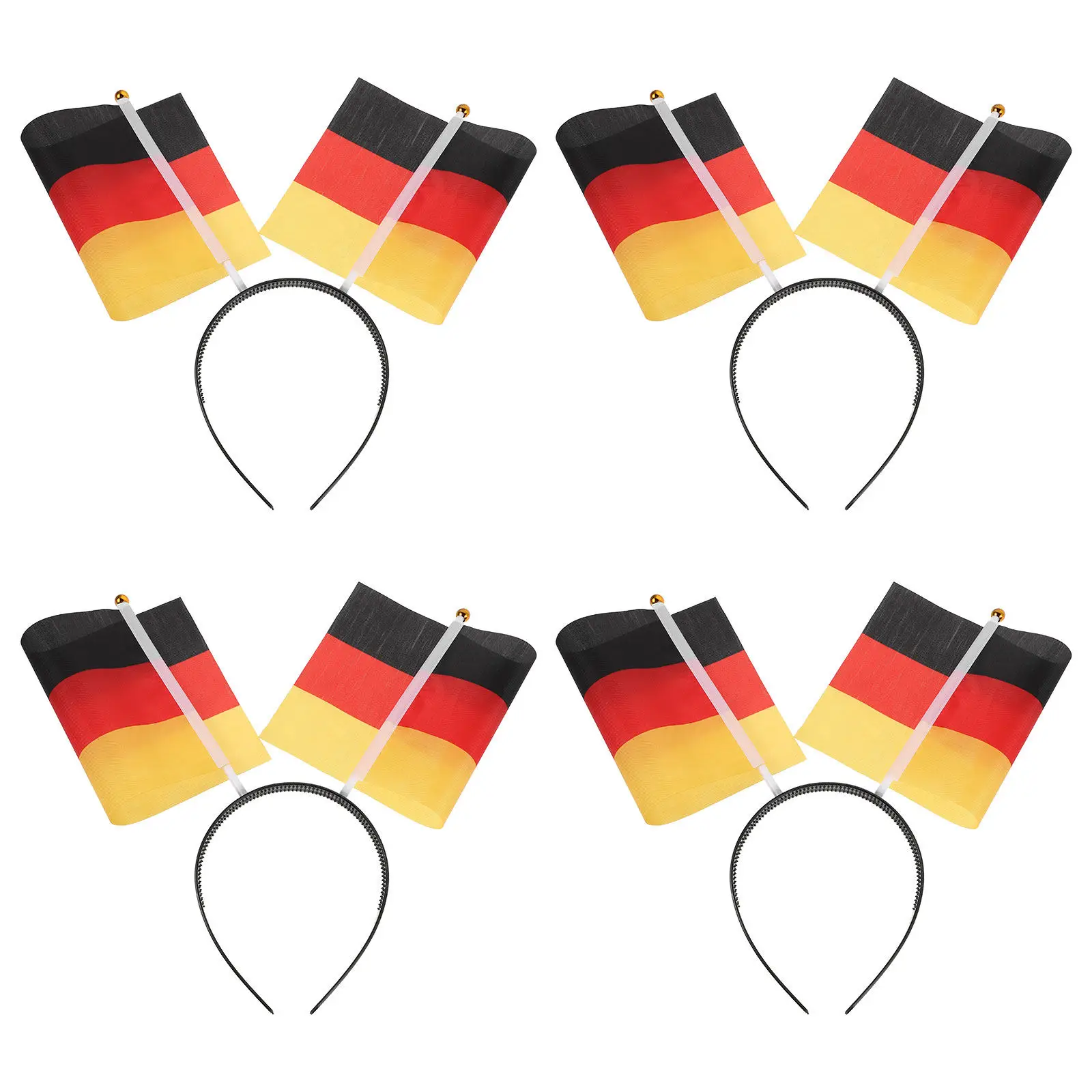 4Pcs Germany Flag Hair Hoop Headband for Women Lightweight Festive National Sports Fan Cheerleading Costume Carnival Party
4Pcs Germany Flag Hair Hoop Headband for Women Lightweight Festive National Sports Fan Cheerleading Costume Carnival Party
