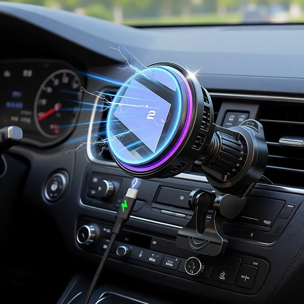 Qi2 15W Magnetic Wireless Car Charger RGB Cooling Light Air Vent Fast Charging Universal Phone Holder
Qi2 15W Magnetic Wireless Car Charger RGB Cooling Light Air Vent Fast Charging Universal Phone Holder