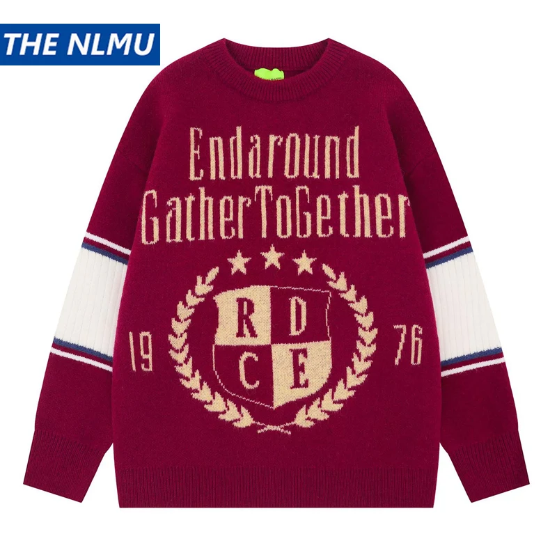 Retro Patchwork Sweater Unisex Casual Knit Pullover Letter Pattern Jumper Y2K Streetwear Top Knitwear
Retro Patchwork Sweater Unisex Casual Knit Pullover Letter Pattern Jumper Y2K Streetwear Top Knitwear