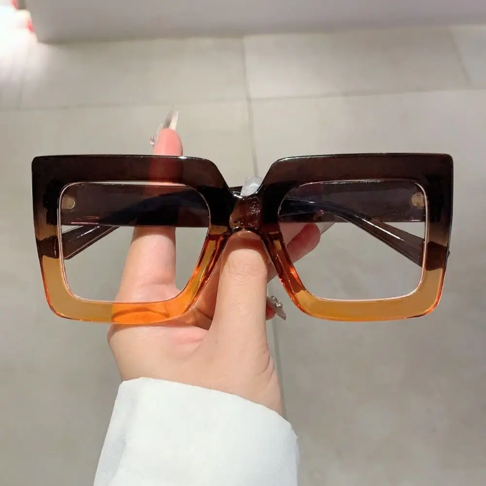 Retro Anti-Blue Light Glasses Transparent Oversized Frame Ins Square Eyeglasses Korean Style Lightweight Plain Glasses Lady
Retro Anti-Blue Light Glasses Transparent Oversized Frame Ins Square Eyeglasses Korean Style Lightweight Plain Glasses Lady