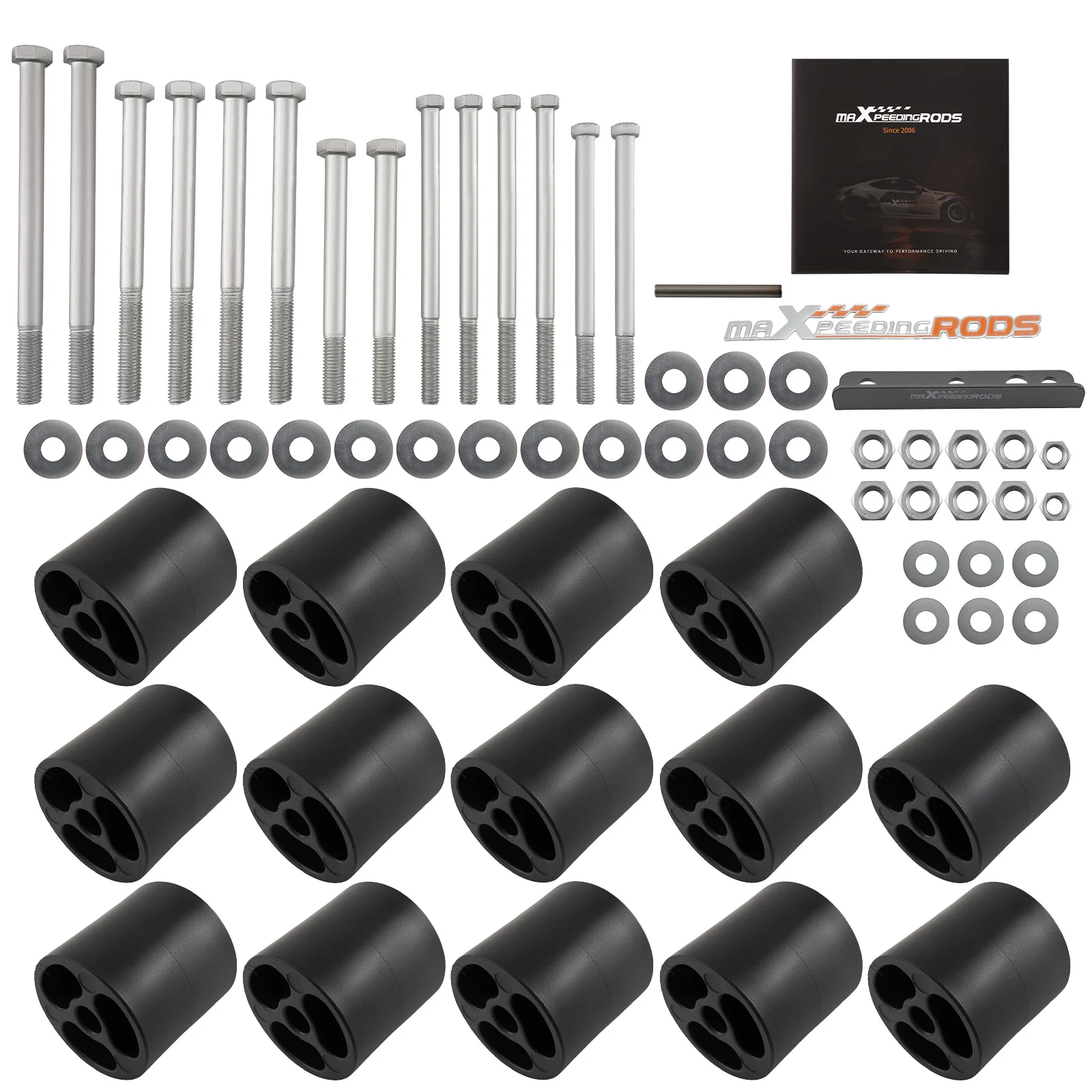 3" Lift Spacers for Ford F150 F250 F350 1987 1988 1989 1990 1991 Body Kit
3" Lift Spacers for Ford F150 F250 F350 1987 1988 1989 1990 1991 Body Kit
