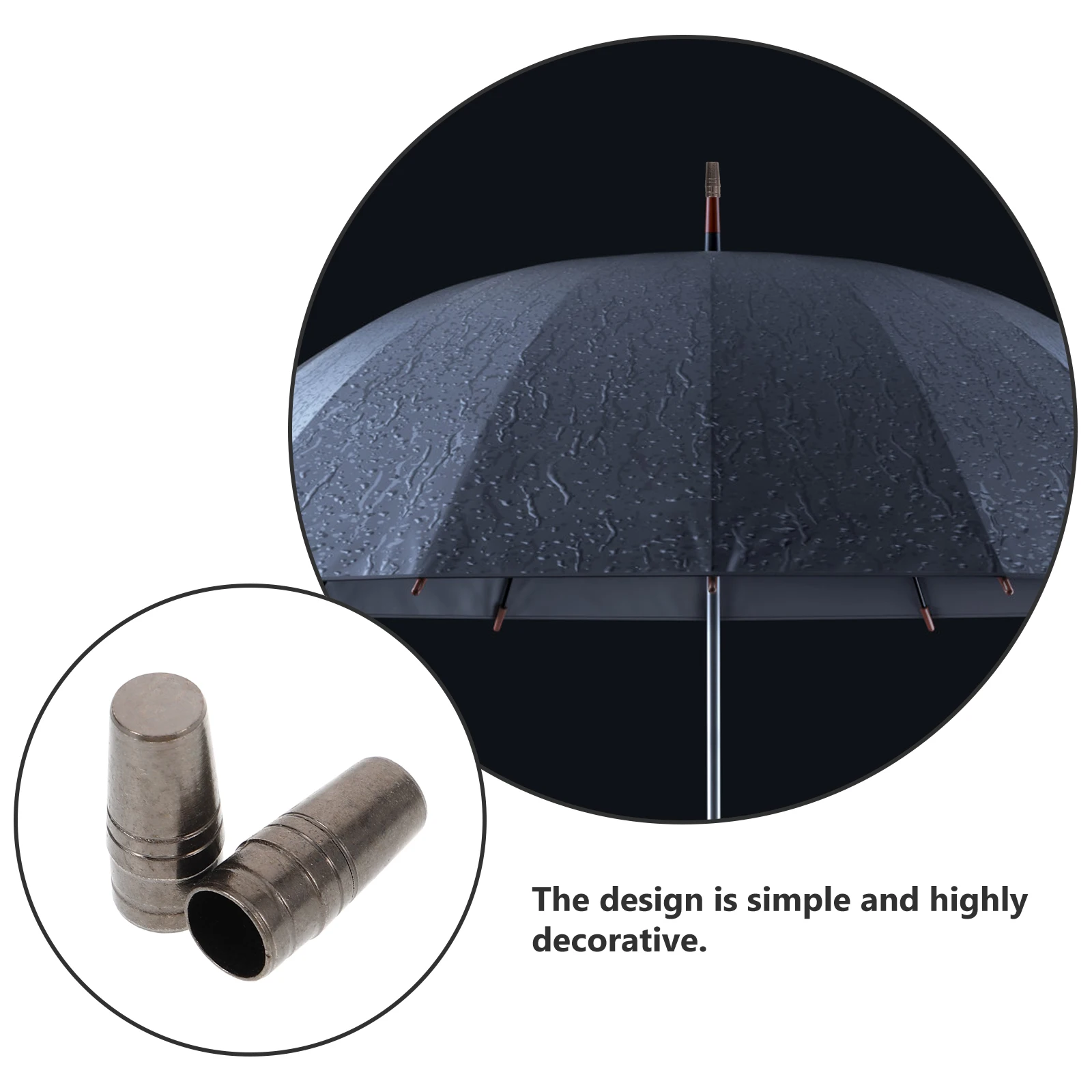2pcs Metal Umbrella Tip Cover 9mm Windproof Hole Cap for Long Handle Umbrellas Sun Cane Accessories Repair Tools
2pcs Metal Umbrella Tip Cover 9mm Windproof Hole Cap for Long Handle Umbrellas Sun Cane Accessories Repair Tools