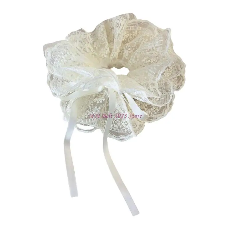 49ME Lace Hair Scrunchies Ribbon Hair Bun Scrunchy Ruffle Fashion Ponytail Holder
49ME Lace Hair Scrunchies Ribbon Hair Bun Scrunchy Ruffle Fashion Ponytail Holder
