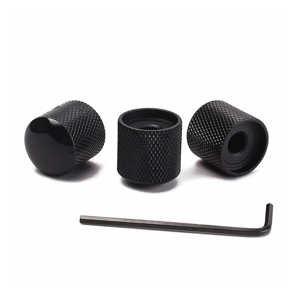 4Pcs Metal Guitar Knobs Dome Style Tone Volume Control for Guitar Bass Solid Shaft Potentiometers Included Spanner
4Pcs Metal Guitar Knobs Dome Style Tone Volume Control for Guitar Bass Solid Shaft Potentiometers Included Spanner