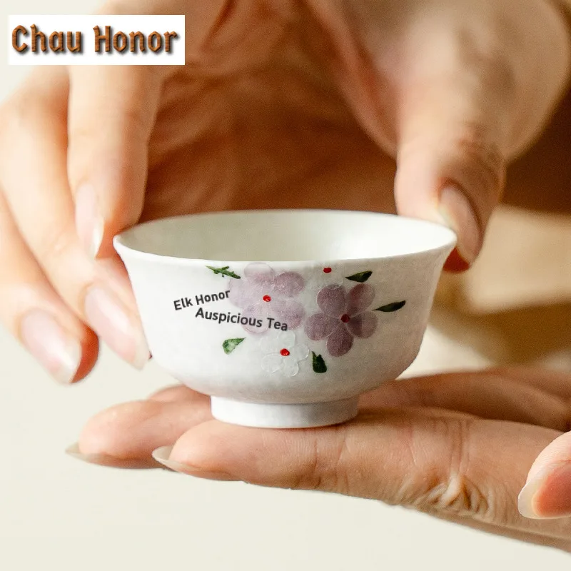 20ml Hand-painted Cherry Blossoms Teacup Traditional Tea Bowl Tea Cup Set Tea-tasting Smelling Cup Jianzhan Master Cups Cafes
20ml Hand-painted Cherry Blossoms Teacup Traditional Tea Bowl Tea Cup Set Tea-tasting Smelling Cup Jianzhan Master Cups Cafes