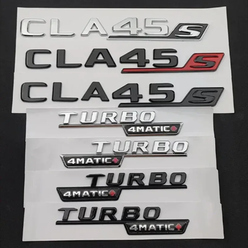 3D ABS Chrome For Mercedes CLA 45 S AMG C117 C118 CLA45S TURBO Car Trunk Badge Emblem Logo Sticker Letters Auto Accessories
3D ABS Chrome For Mercedes CLA 45 S AMG C117 C118 CLA45S TURBO Car Trunk Badge Emblem Logo Sticker Letters Auto Accessories
