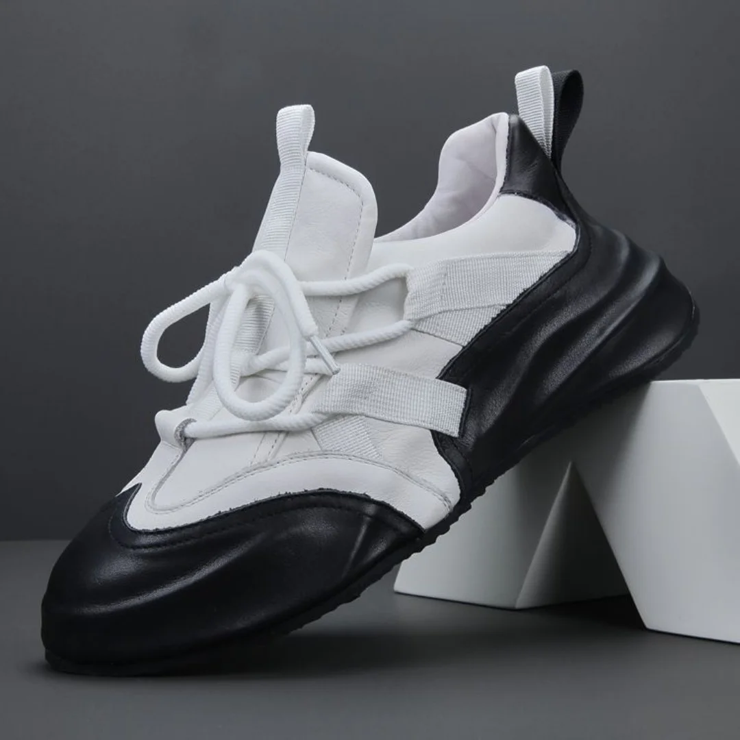 Brand Men Casual Shoes Genuine Leather Flats Fashion Sneakers Slip On Platforrm Shoes For Man Boots Vintage Luxury Designers
Brand Men Casual Shoes Genuine Leather Flats Fashion Sneakers Slip On Platforrm Shoes For Man Boots Vintage Luxury Designers