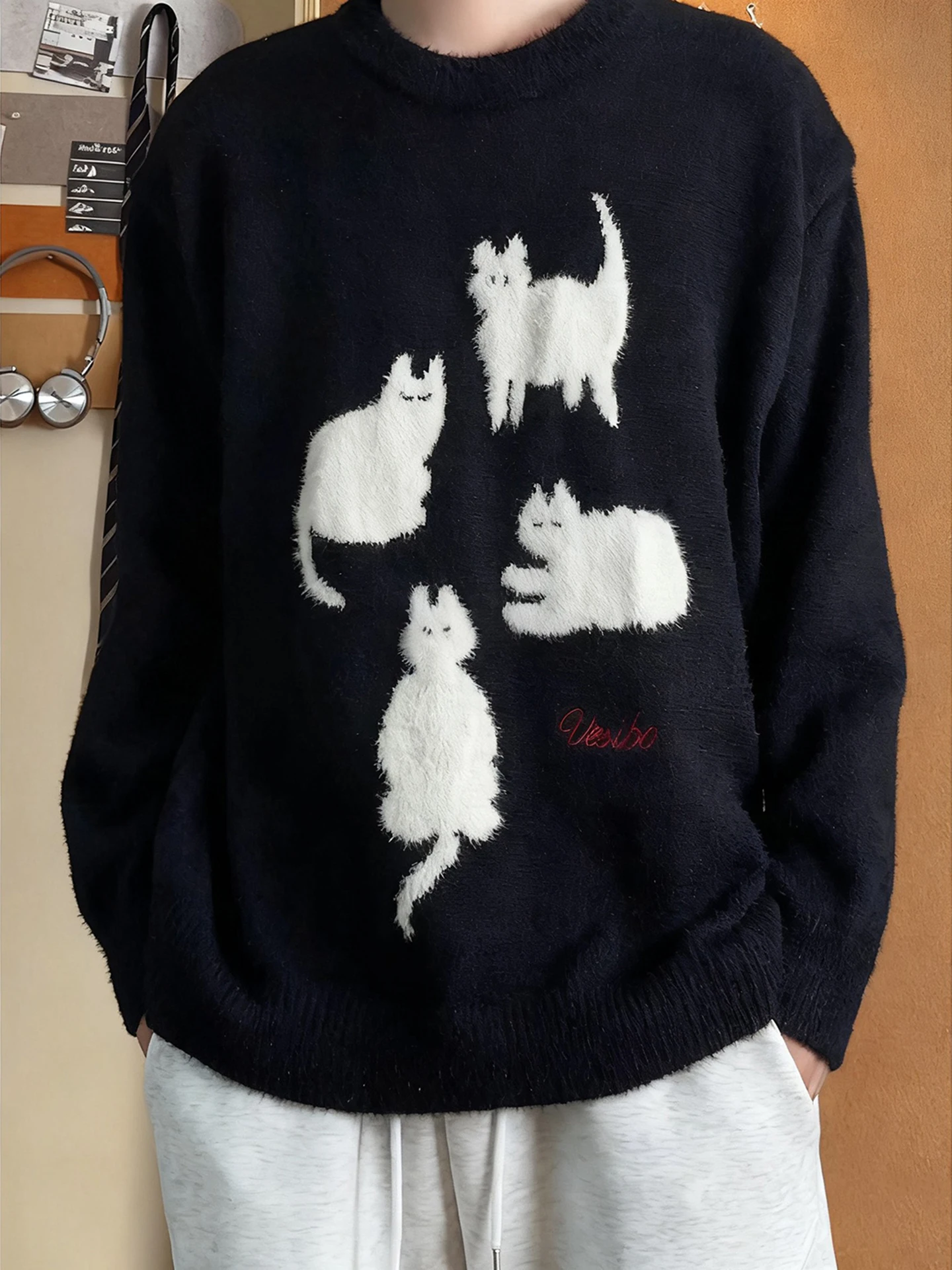 Bla Sea Knitted Sweater round Ne Heavyweight Retro Versatile Couple Tops for Men And Women Autumn Faion Small ...
Bla Sea Knitted Sweater round Ne Heavyweight Retro Versatile Couple Tops for Men And Women Autumn Faion Small ...