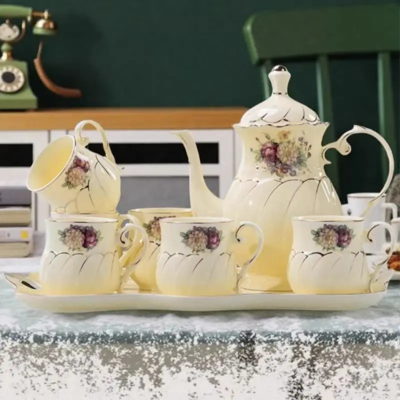 Hxl ceramic water cup kettle tea set casualsuit living room hospitality water set
Hxl ceramic water cup kettle tea set casualsuit living room hospitality water set