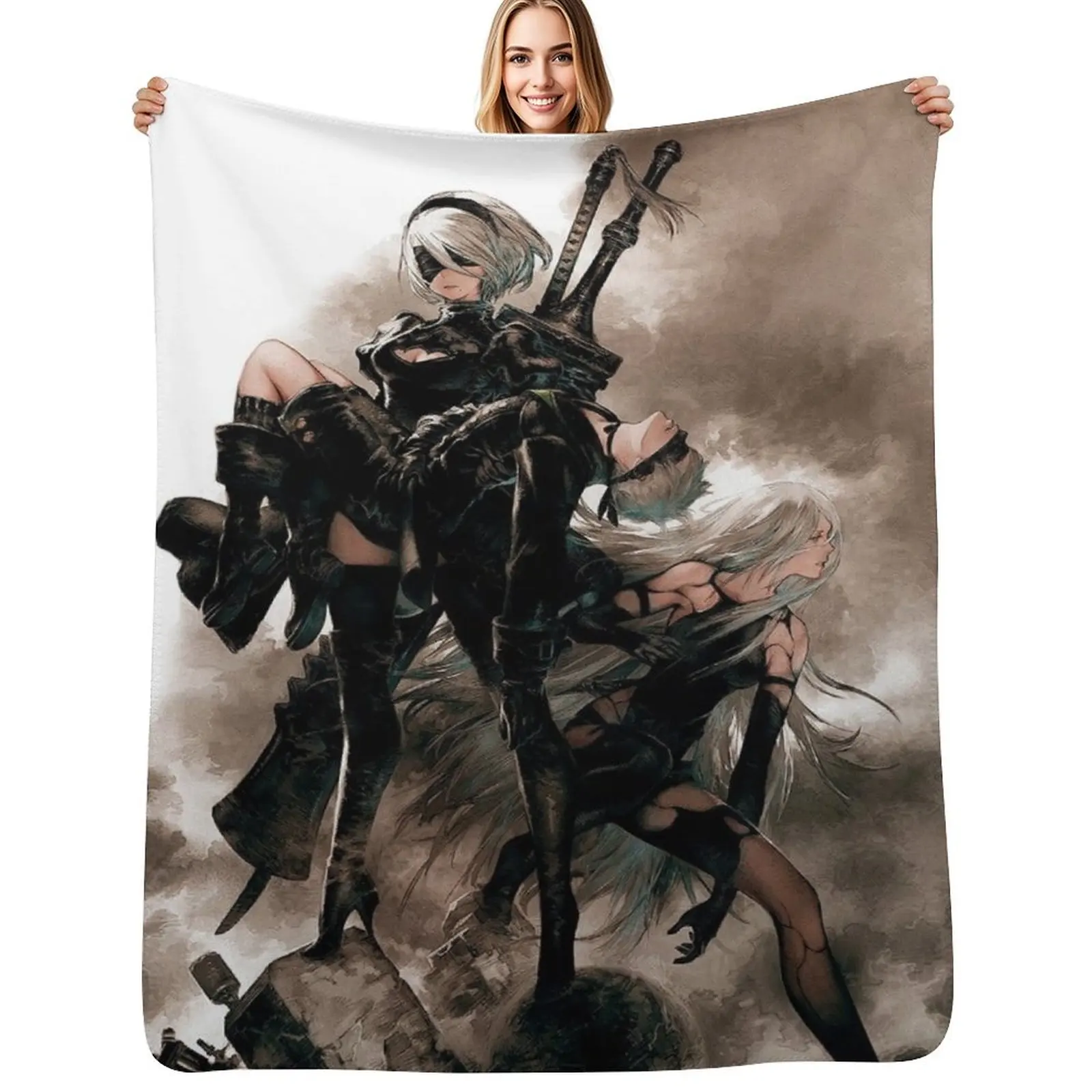 Nier Automata 9S A2 2B Throw Blanket All Season Soft Lightweight Blanket for Home
Nier Automata 9S A2 2B Throw Blanket All Season Soft Lightweight Blanket for Home