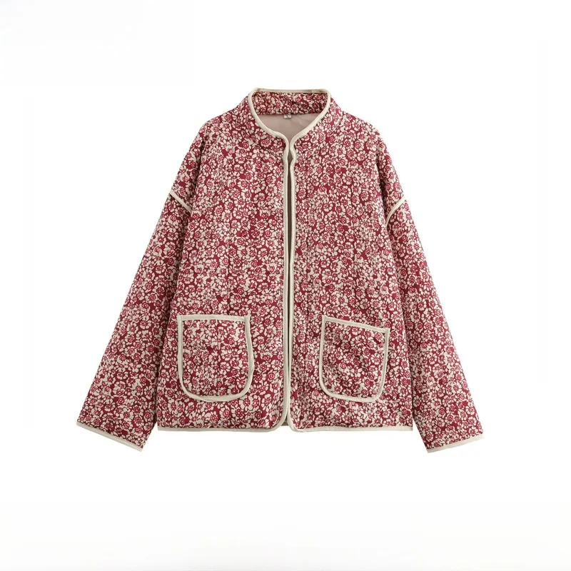 Новая осенняя женская свободная одежда с воротником-стойкой и принтом, стеганый хлопок Jaet Street Sle, длинное волокно из полиэфирного волокна, молния Cl...
Новая осенняя женская свободная одежда с воротником-стойкой и принтом, стеганый хлопок Jaet Street Sle, длинное волокно из полиэфирного волокна, молния Cl...