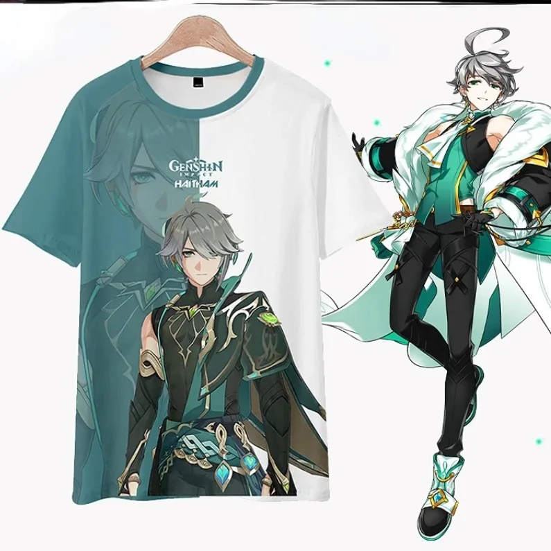 Anime Genshin Impact Alhaitham 3D Print T Shirt Women Men Summer Fashion O-neck Short Sleeve Funny Tshirt Graphic Tees Cosplay
Anime Genshin Impact Alhaitham 3D Print T Shirt Women Men Summer Fashion O-neck Short Sleeve Funny Tshirt Graphic Tees Cosplay