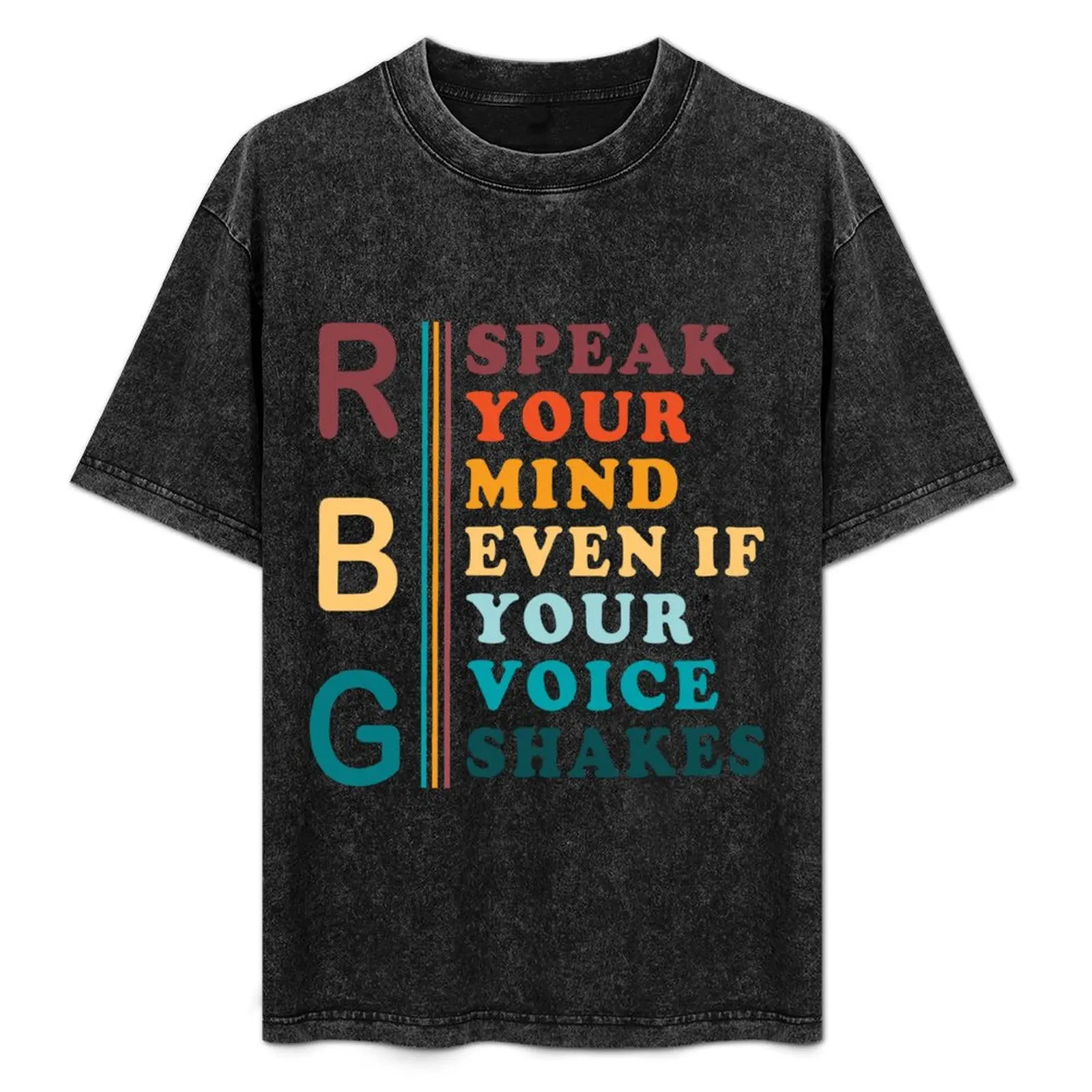 RBG Speak Your Mind Even If Your Voice Shakes T-Shirt korean fashion tees cute tops Men's clothing
RBG Speak Your Mind Even If Your Voice Shakes T-Shirt korean fashion tees cute tops Men's clothing