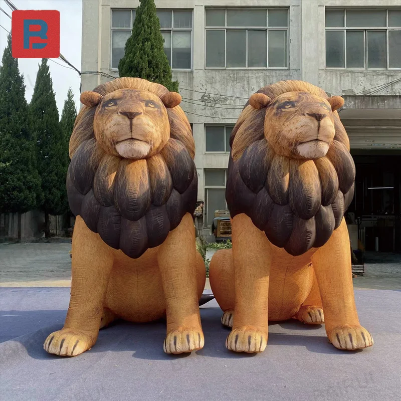 Inflatable lion, animal-shaped inflatable model, with blower, for outdoor shopping malls, zoos and scenic areas decoration
Inflatable lion, animal-shaped inflatable model, with blower, for outdoor shopping malls, zoos and scenic areas decoration