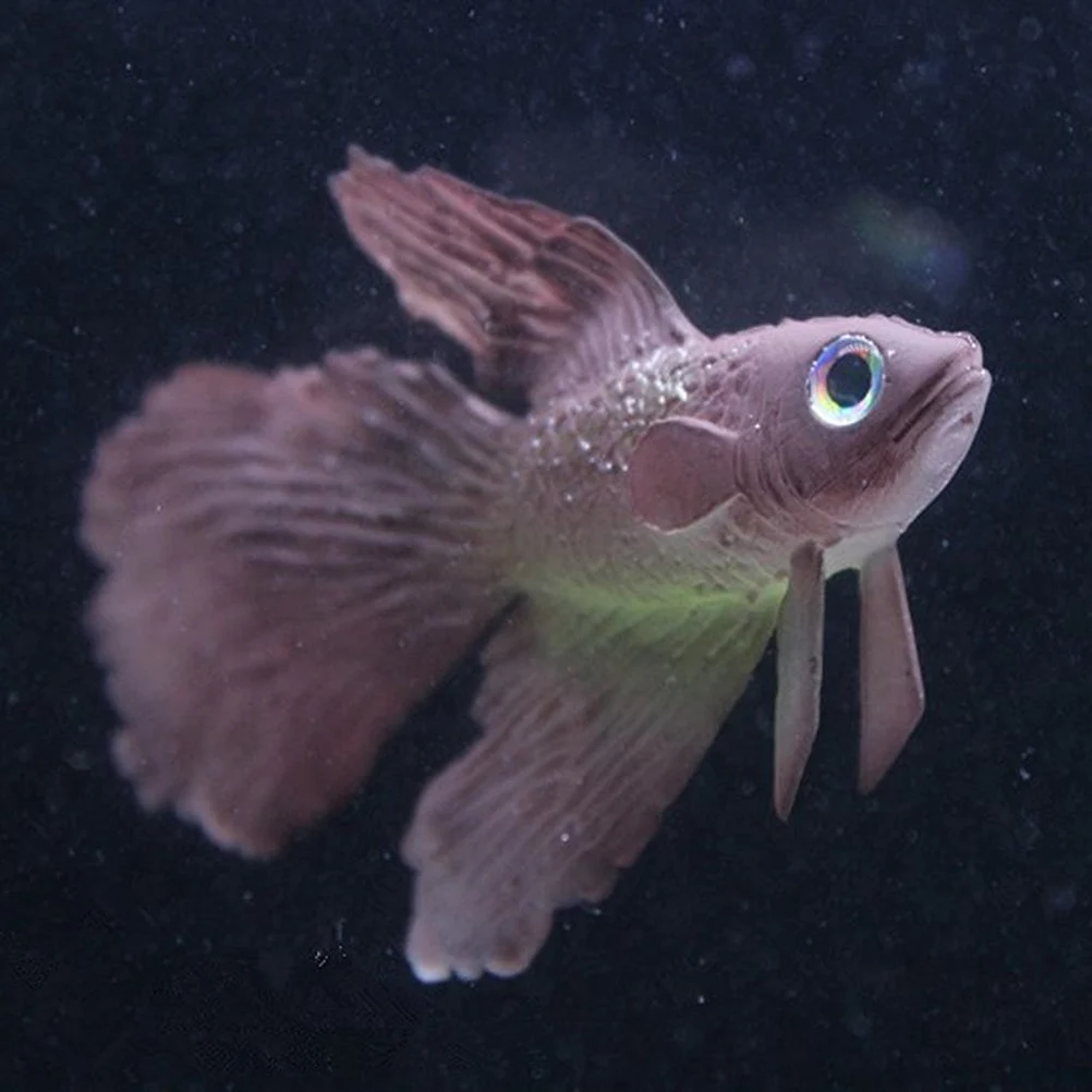 Glowing Betta Artificial Silicone Fish Tank Decor Brown Lifelike Floating Ornament Harmless Aquarium Decoration Pet
Glowing Betta Artificial Silicone Fish Tank Decor Brown Lifelike Floating Ornament Harmless Aquarium Decoration Pet