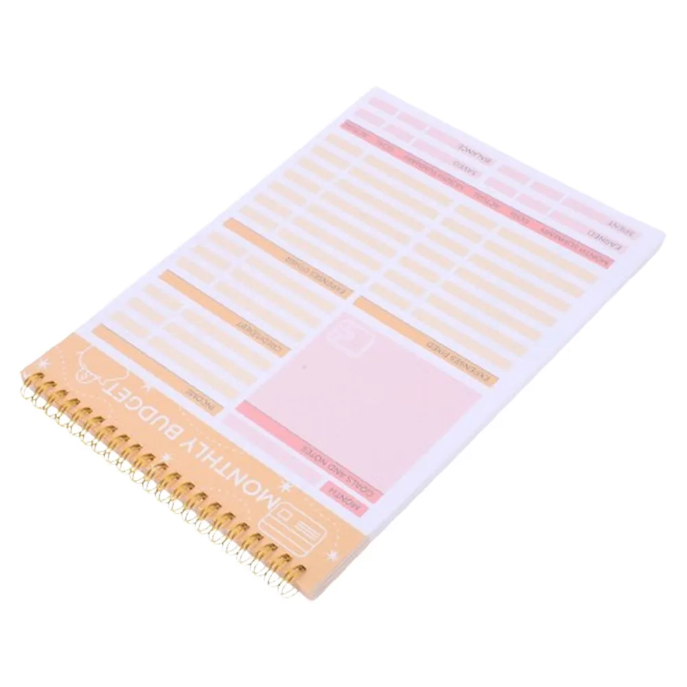 Coil Notebook Budget Planner Financial Journal Expense Tracker Paper Stylish Cover Spiral Binding Monthly Bills Cash
Coil Notebook Budget Planner Financial Journal Expense Tracker Paper Stylish Cover Spiral Binding Monthly Bills Cash