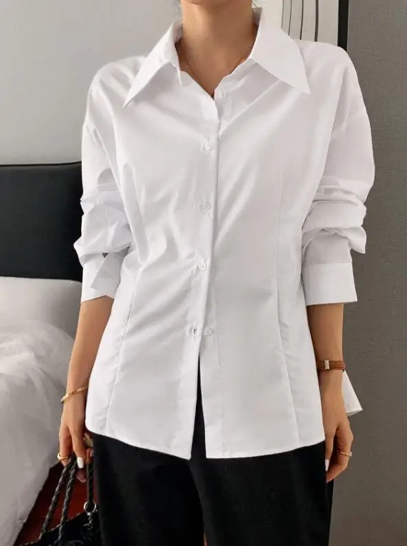 Leisure Vacation High-End Long Sleeved Button Up Shirt for Women's Clothing, Autumn/winter 2025 
Leisure Vacation High-End Long Sleeved Button Up Shirt for Women's Clothing, Autumn/winter 2025