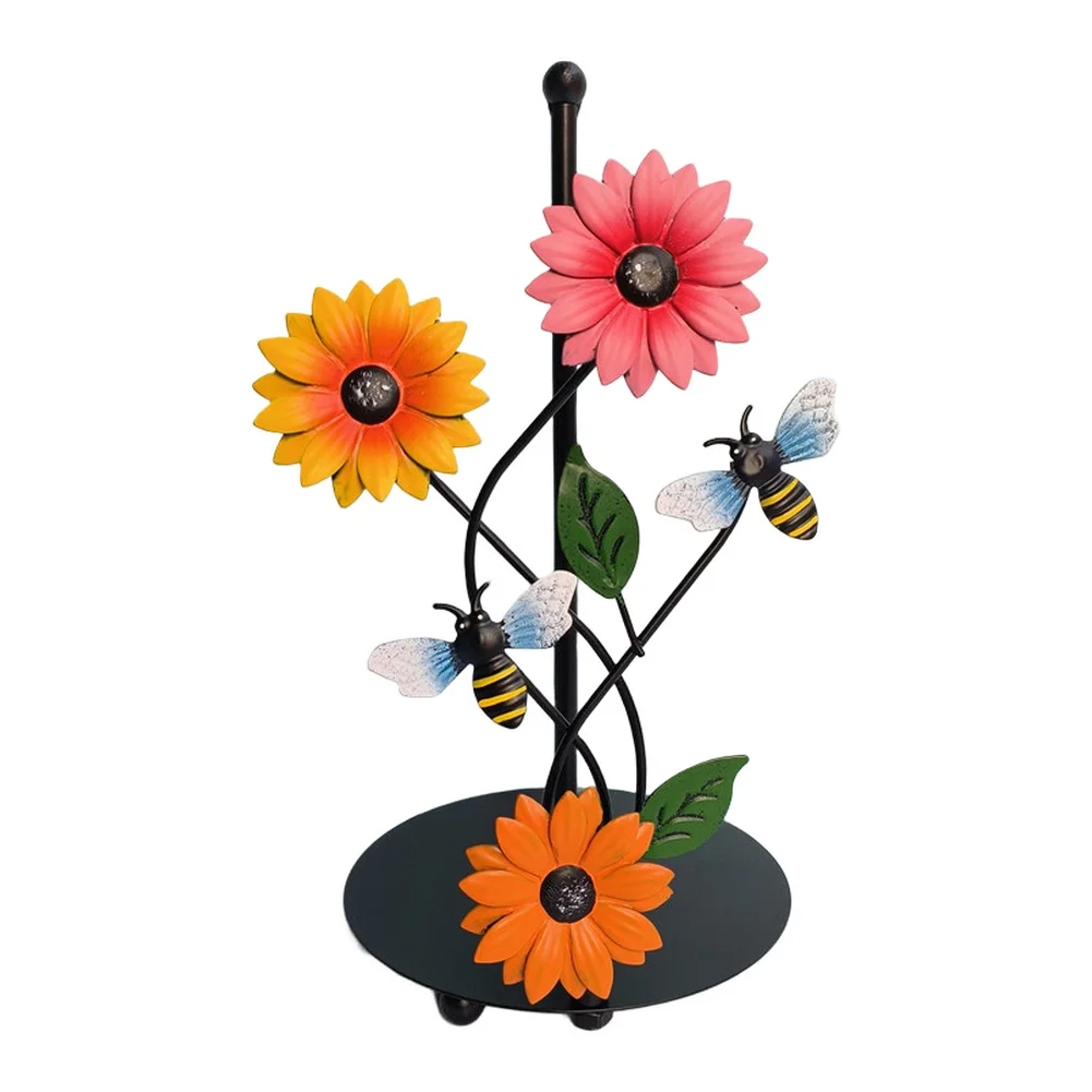 Iron Crafted Sunflower Paper Towel Holder Vertical Tissue Holder Storage Roll For Home Kitchen Living Room Decoration
Iron Crafted Sunflower Paper Towel Holder Vertical Tissue Holder Storage Roll For Home Kitchen Living Room Decoration