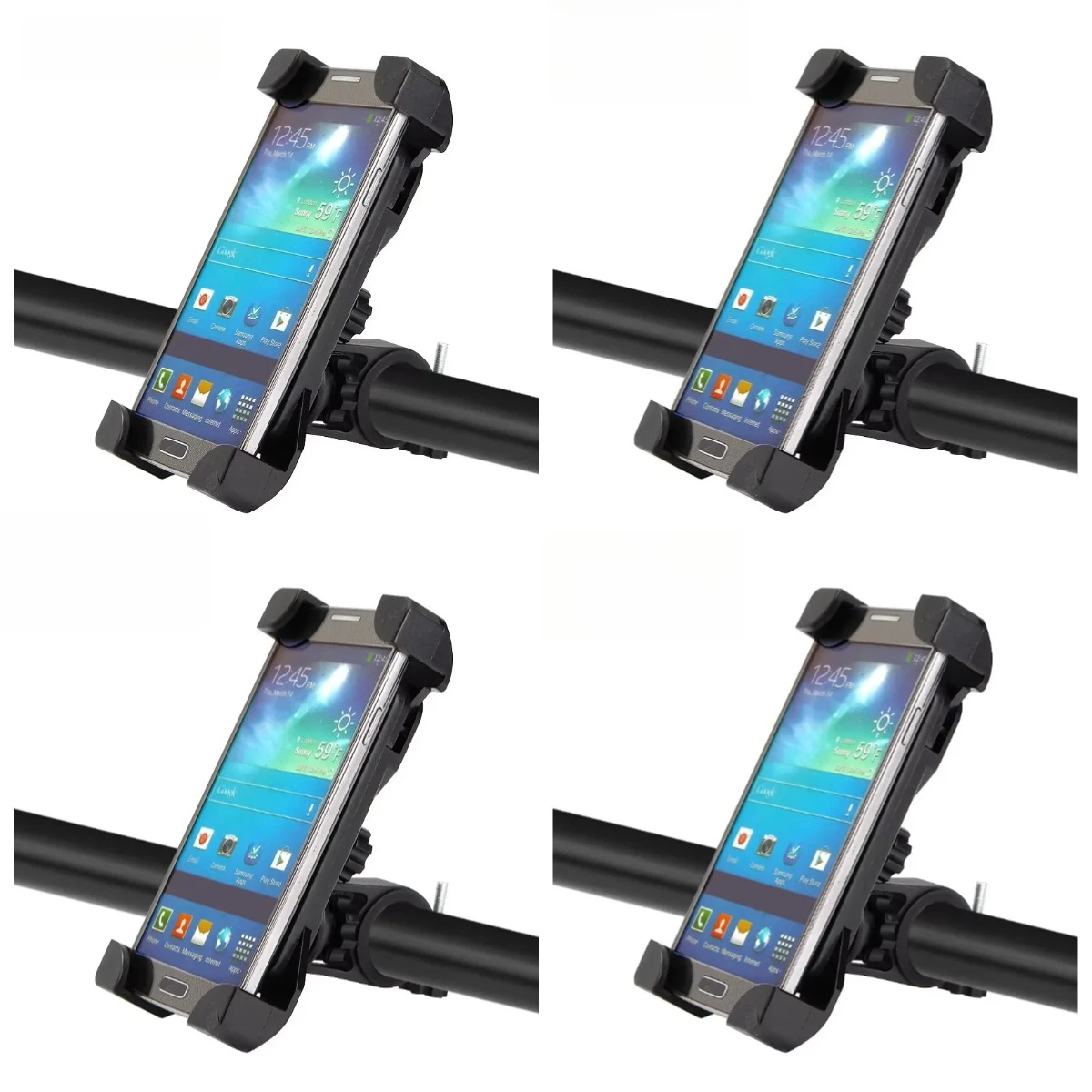 Bike Phone Mount Detachable, Universal Bicycle Phone Holder Motorcycle Handlebar Mount Rotation Silicone Cycle Phone Holder
Bike Phone Mount Detachable, Universal Bicycle Phone Holder Motorcycle Handlebar Mount Rotation Silicone Cycle Phone Holder