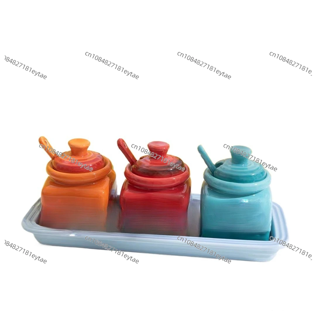 Керамическая круглая красочная банка для специй, красочная подарочная коробка, органайзер для солонки с крышкой, органайзер для приправ, полка для специй
Керамическая круглая красочная банка для специй, красочная подарочная коробка, органайзер для солонки с крышкой, органайзер для приправ, полка для специй