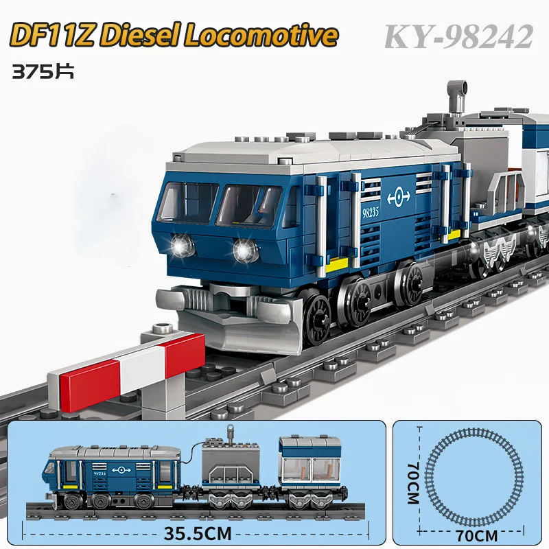 STEM Toys KAZI, набор строительных блоков с электропоездом и городским железнодорожником, поездами для паровых грузов, инженерный детский подарок
STEM Toys KAZI, набор строительных блоков с электропоездом и городским железнодорожником, поездами для паровых грузов, инженерный детский подарок