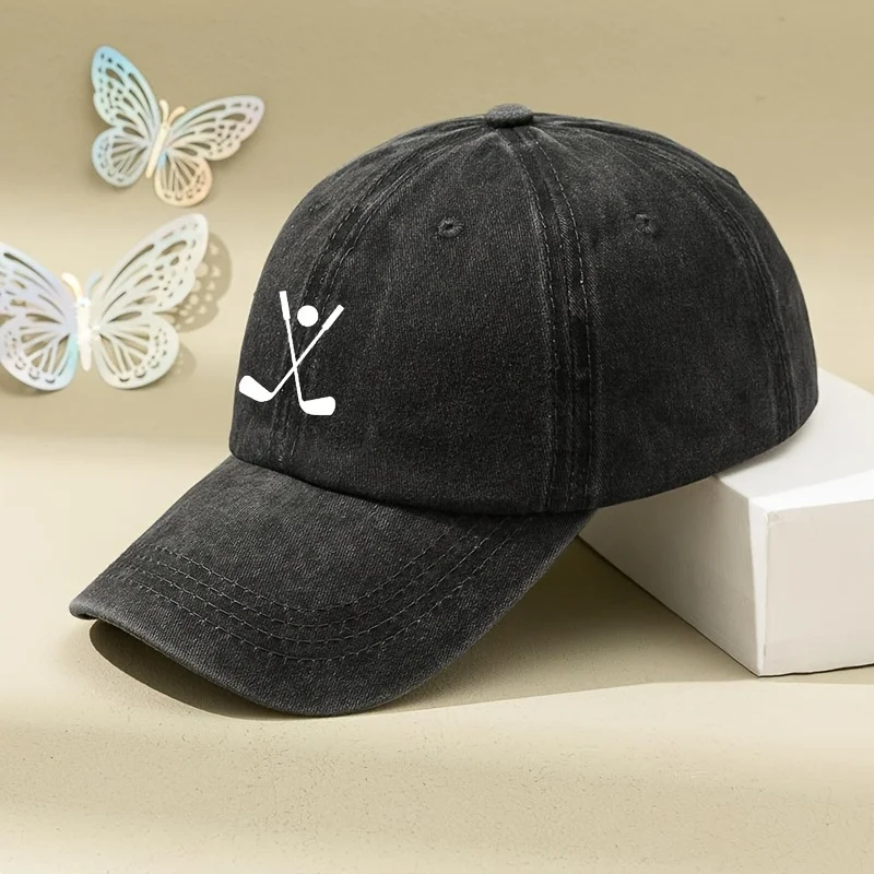 Cross golf club printed washed baseball cap for men and women, retro foreign trade duckbill cap suitable for outdoor sports
Cross golf club printed washed baseball cap for men and women, retro foreign trade duckbill cap suitable for outdoor sports