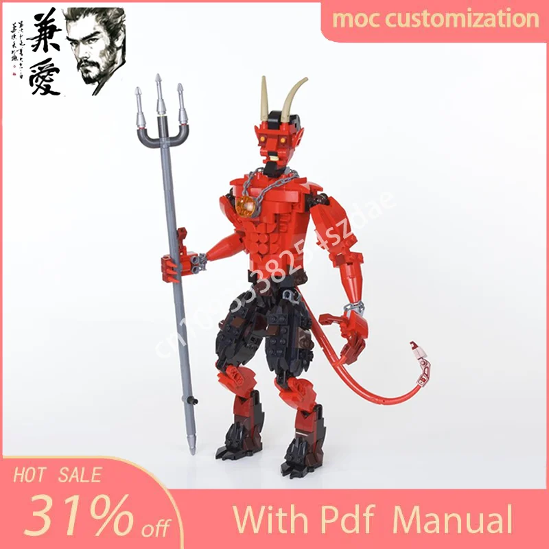 858PCS MOC Devil Robot action figures Modular Buildings Model Building Block Creative Assembly Building Block Birthday Toys Gift
858PCS MOC Devil Robot action figures Modular Buildings Model Building Block Creative Assembly Building Block Birthday Toys Gift
