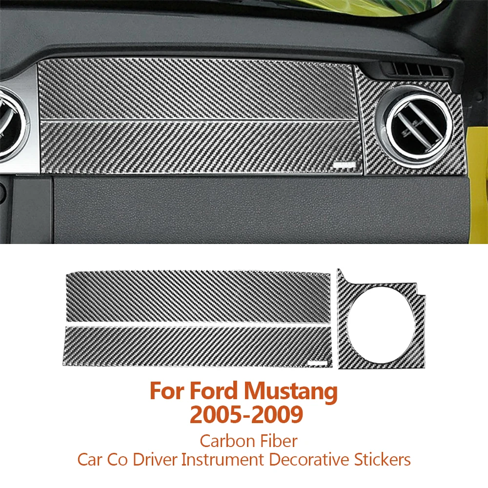 For Ford Mustang 2005-2009 Carbon Fiber Car Co Driver Instrument Panel Decorative Stickers Auto Interior Modification Accesorios
For Ford Mustang 2005-2009 Carbon Fiber Car Co Driver Instrument Panel Decorative Stickers Auto Interior Modification Accesorios