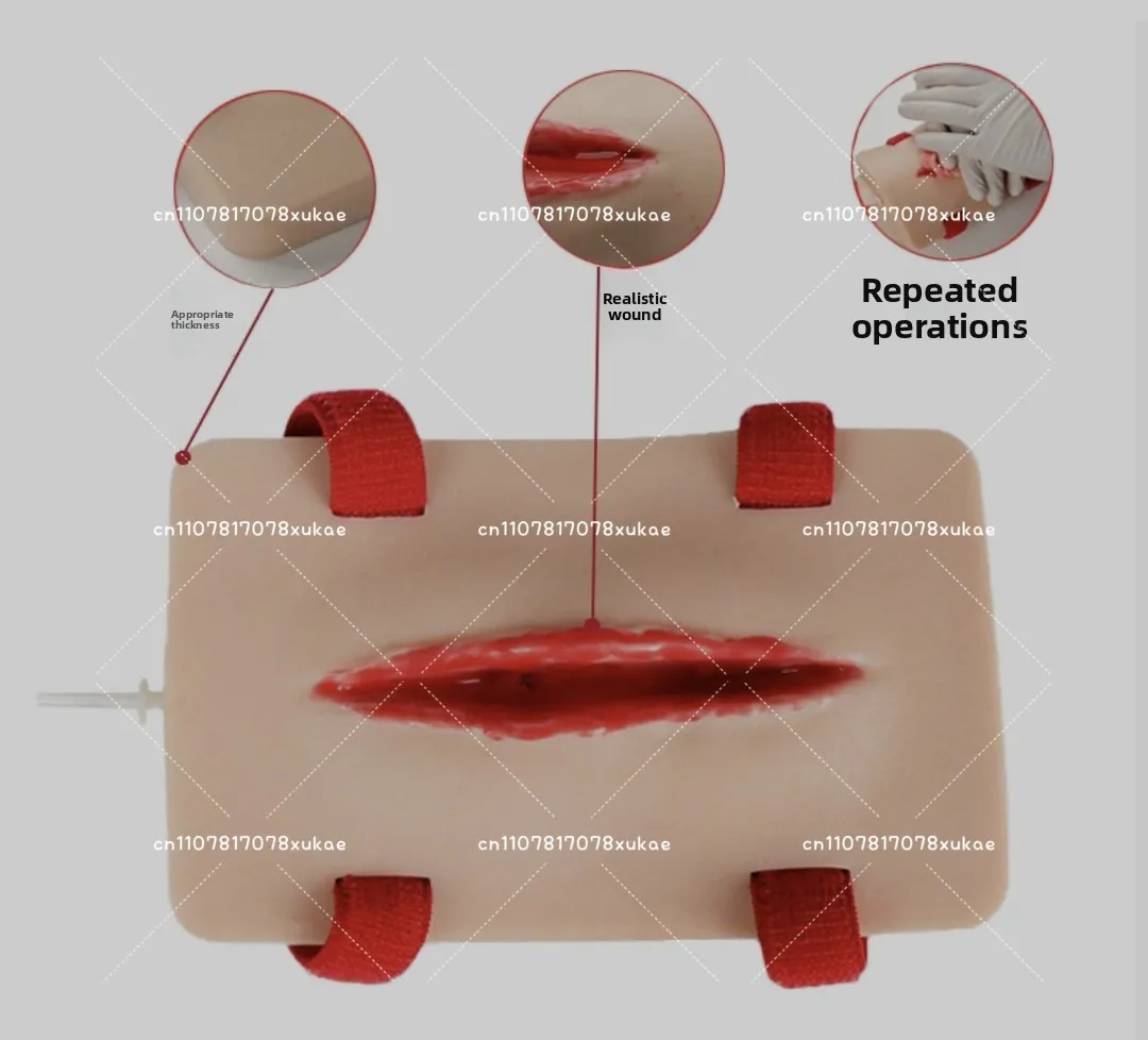 PVC Trauma Simulation Wound Practice Model for Hemostatic Practice Wearable First Aid Training Tool
PVC Trauma Simulation Wound Practice Model for Hemostatic Practice Wearable First Aid Training Tool