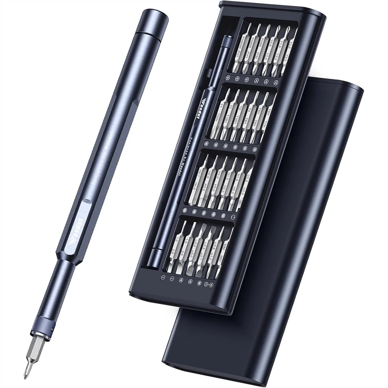 49in1 Precision Screwdriver Set Ultra Compact Magnetic Mini Repair Tool Kit With Torx Flat Bits For Ring Doorbell Watch Laptop Eyeglass Camera
49in1 Precision Screwdriver Set Ultra Compact Magnetic Mini Repair Tool Kit With Torx Flat Bits For Ring Doorbell Watch Laptop Eyeglass Camera