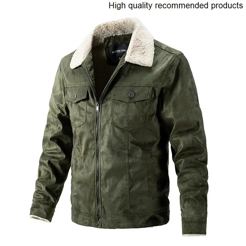 suede Autumn and winter jacket men's coat top lambskin lapel zipper jacket men business casual
suede Autumn and winter jacket men's coat top lambskin lapel zipper jacket men business casual