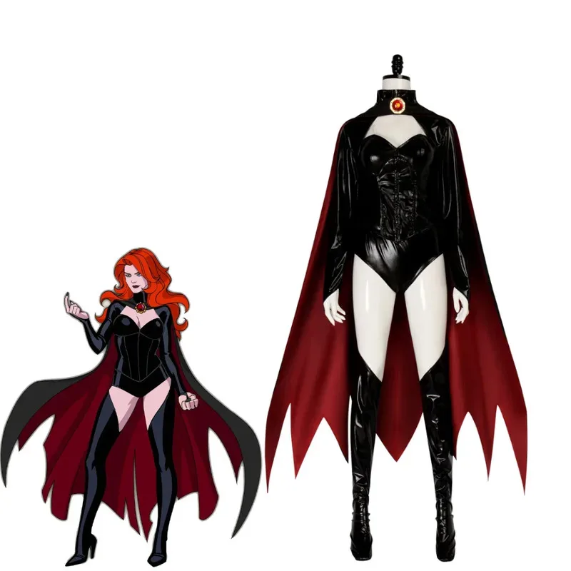 Madelyne Pryor Косплей Костюм Гоблин Королева Ролевая Игра Наряд Женский Черный Комбинезон Супергероя Для Хэллоуина
Madelyne Pryor Косплей Костюм Гоблин Королева Ролевая Игра Наряд Женский Черный Комбинезон Супергероя Для Хэллоуина