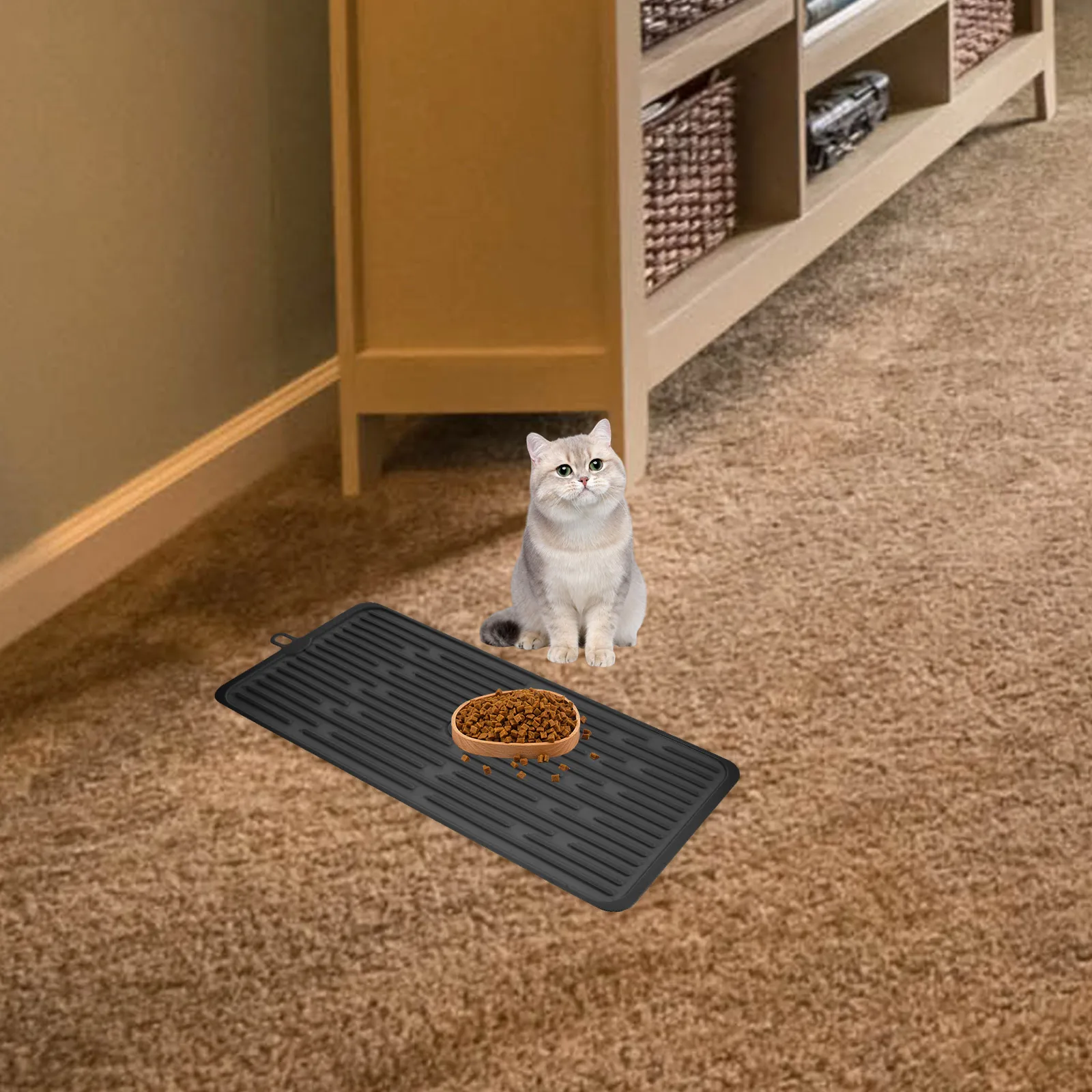 Waterproof Non slip Dog Meal Pad Silicone Cat Food Mat Foldable Pet Feeding Placemat Deep Gray Dog Drinking Bowl Pad
Waterproof Non slip Dog Meal Pad Silicone Cat Food Mat Foldable Pet Feeding Placemat Deep Gray Dog Drinking Bowl Pad