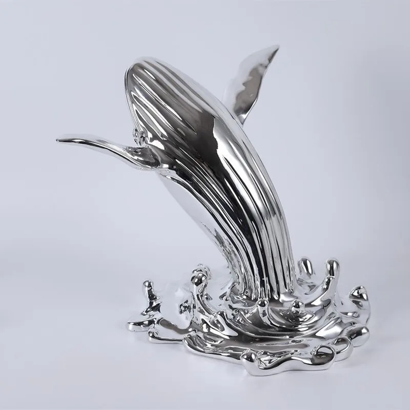 Light Luxury Resin Plating Whale Dolphin Marine Animal Sculpture Desktop Ornament Living Room Decoration Crafts Home Decoration
Light Luxury Resin Plating Whale Dolphin Marine Animal Sculpture Desktop Ornament Living Room Decoration Crafts Home Decoration