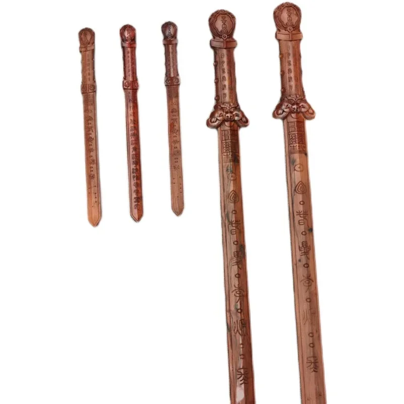 Taoist articles, lightning strike jujube wood, Jingzhen sword, dragon and tiger Taoist magic weapon, Tianshi sword, Dharma sword
Taoist articles, lightning strike jujube wood, Jingzhen sword, dragon and tiger Taoist magic weapon, Tianshi sword, Dharma sword