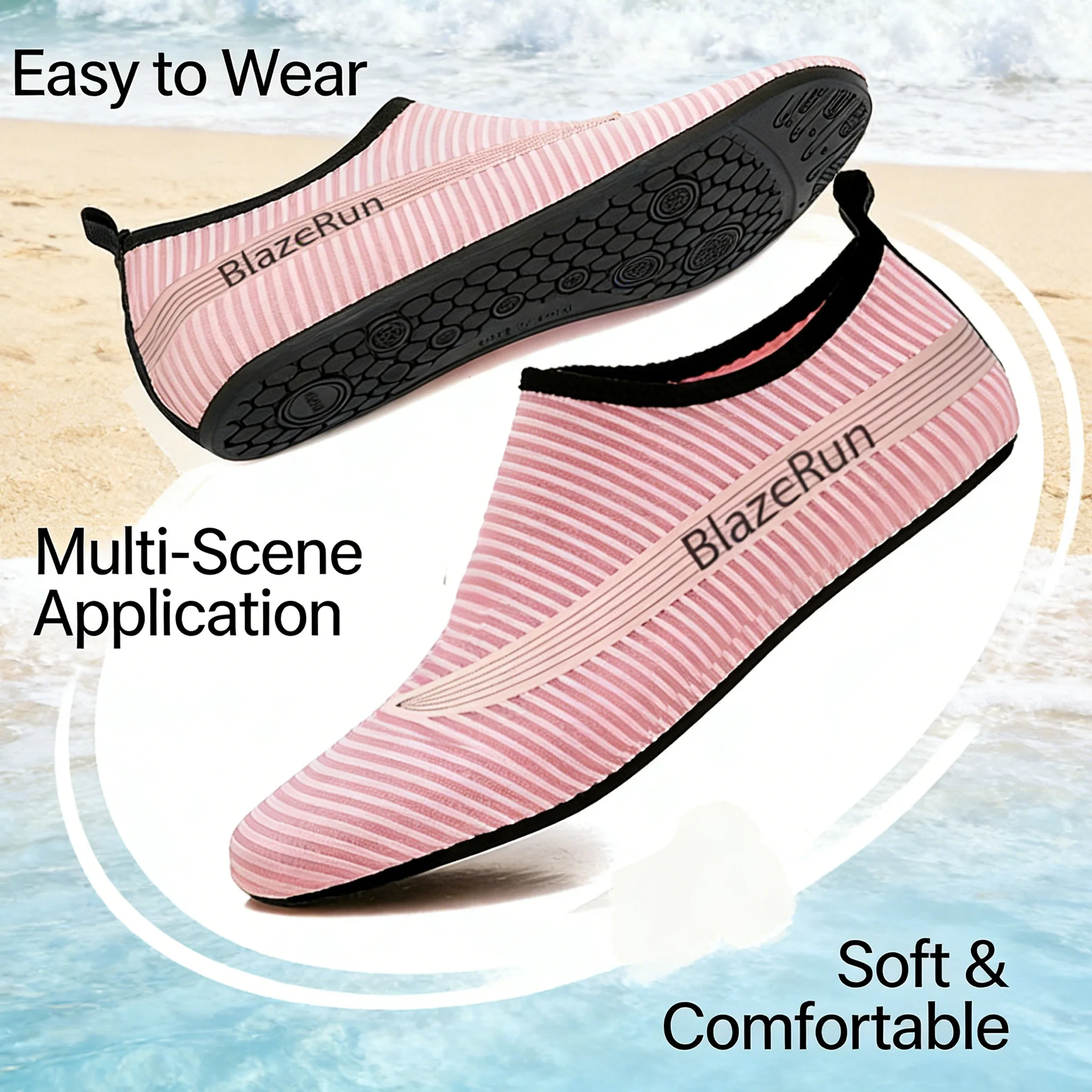 Swim Water Shoes for Women Men Quick Dry Barefoot Aqua Sneakers Shoe for Beach Hiking Diving Boating River Outdoor Water Socks
Swim Water Shoes for Women Men Quick Dry Barefoot Aqua Sneakers Shoe for Beach Hiking Diving Boating River Outdoor Water Socks