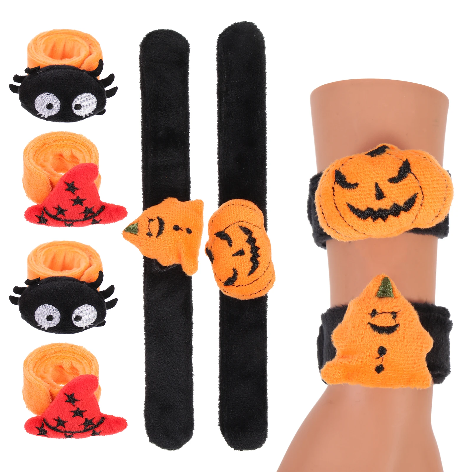 8pcs Pumpkin Slap Bracelets Snap Favors for Kids Boys Birthday Party Gifts Bulk Toy Adjustable Comfortable Halloween Christmas
8pcs Pumpkin Slap Bracelets Snap Favors for Kids Boys Birthday Party Gifts Bulk Toy Adjustable Comfortable Halloween Christmas