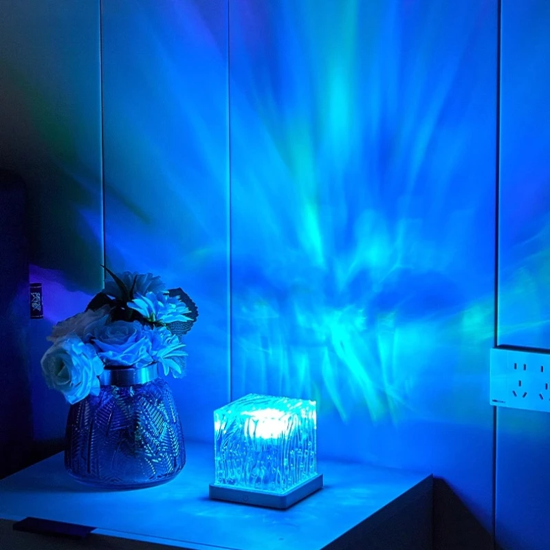 Water ripple aurora starry sky top projection light atmosphere emotional tone bedroom bedside night light room romantic gift
Water ripple aurora starry sky top projection light atmosphere emotional tone bedroom bedside night light room romantic gift