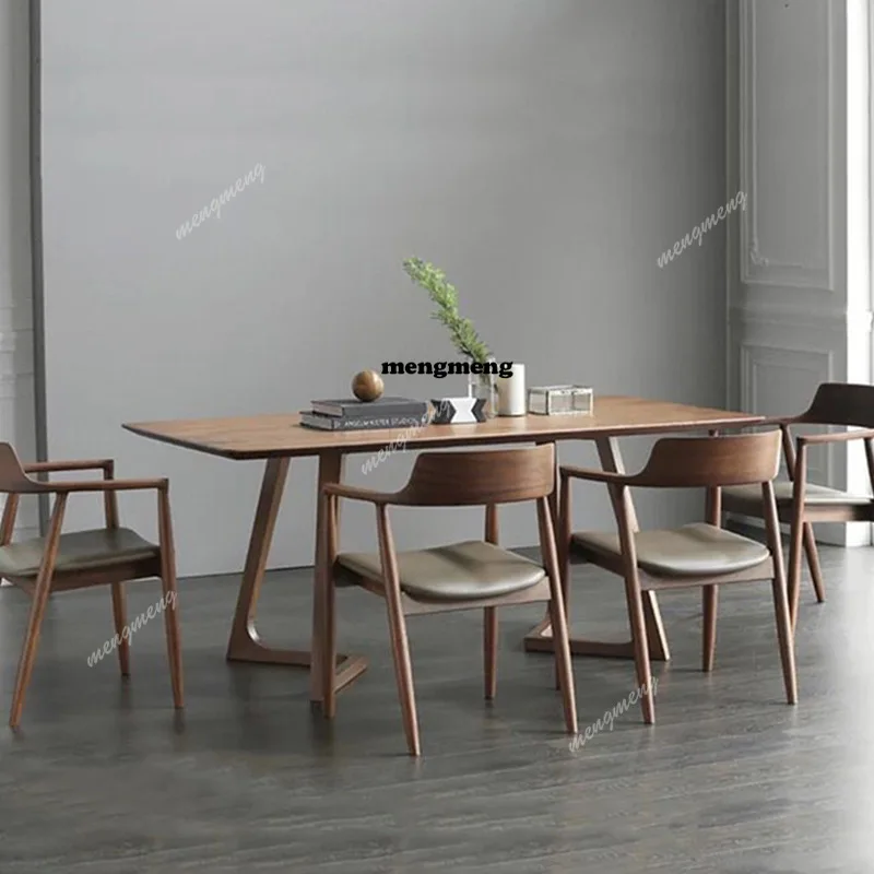 Small-sized Household Dining Table Creative Rectangular Nordic All-solid Wood Dining Table Dining Room Furniture Esstisch
Small-sized Household Dining Table Creative Rectangular Nordic All-solid Wood Dining Table Dining Room Furniture Esstisch