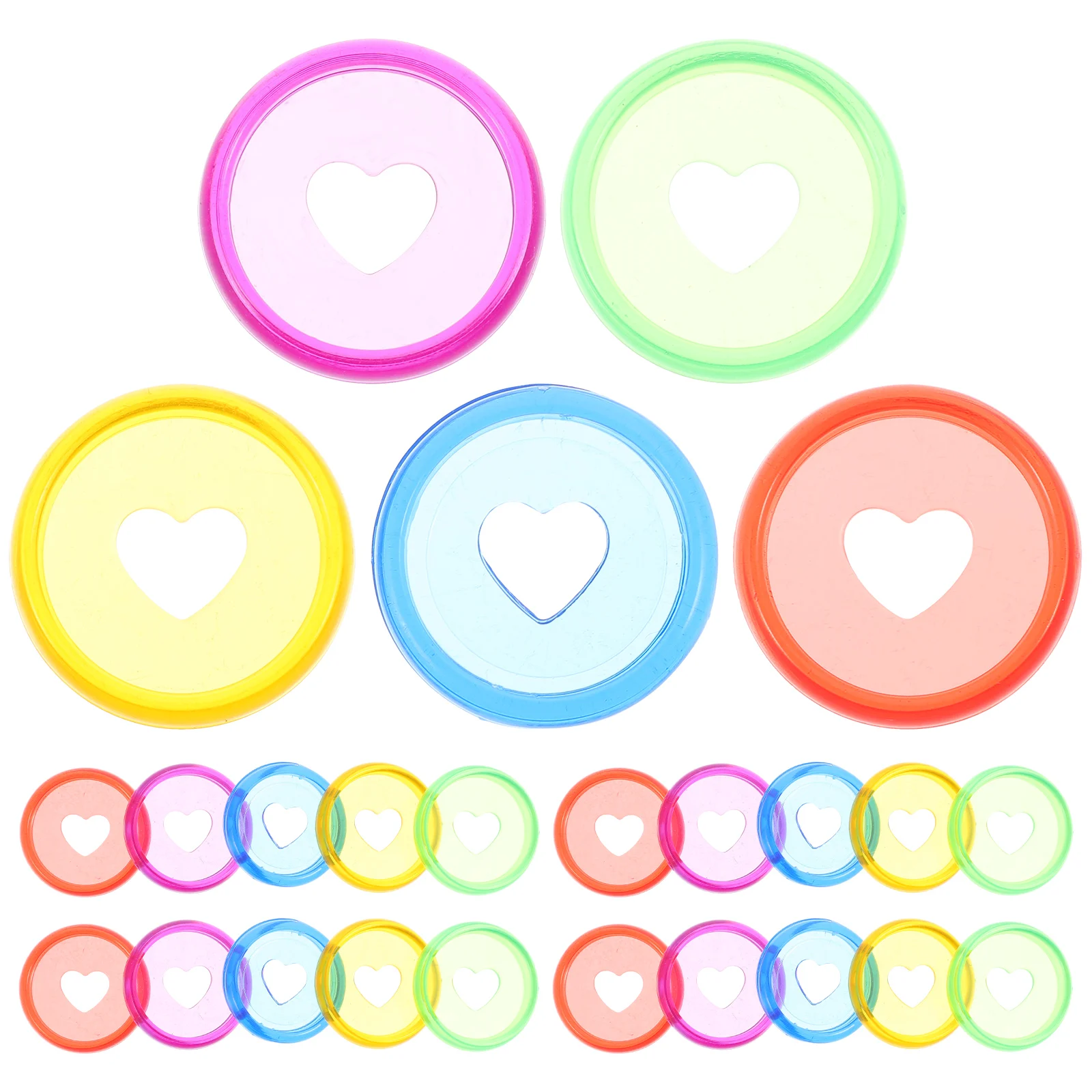 25pcs Heart Shaped Binder Discs Colorful ABS Office Supplies Notebook Binding Tools Loose Leaf Discs Plastic Buckles
25pcs Heart Shaped Binder Discs Colorful ABS Office Supplies Notebook Binding Tools Loose Leaf Discs Plastic Buckles