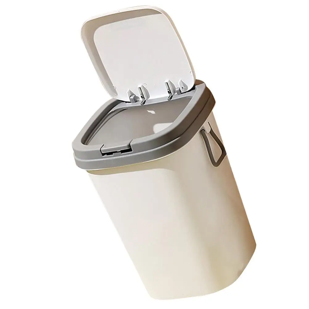 Press Trash Can 8L Light Grey with Lid for Kitchen Bathroom Bedroom Office Portable Wear Resistant Plastic Small Garbage
Press Trash Can 8L Light Grey with Lid for Kitchen Bathroom Bedroom Office Portable Wear Resistant Plastic Small Garbage